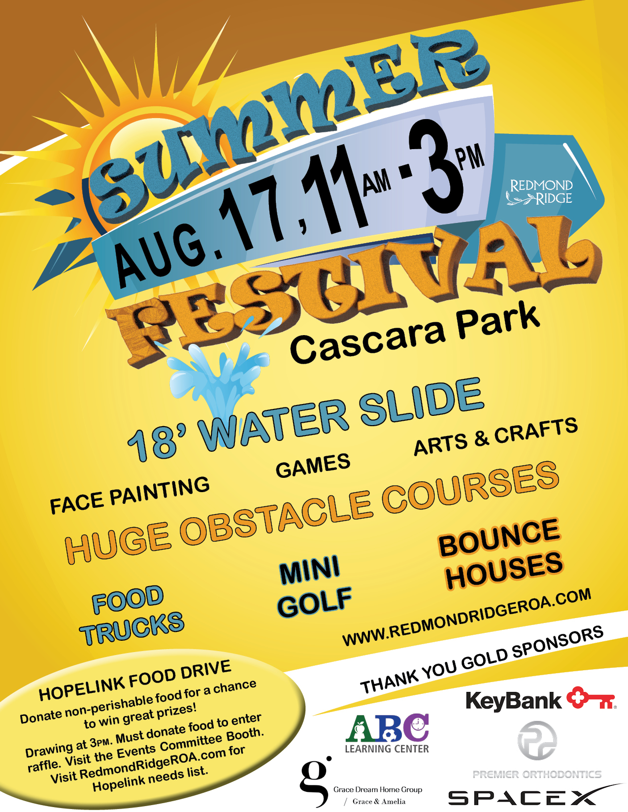 Summer Festival 2024 Redmond Ridge Residential Owners Association